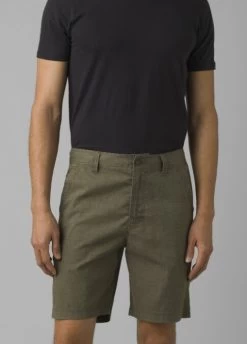 Prana Furrow Short - Men's -Camping shops 1036009287 Prana FurrowShort8Inch CargoGreen Mens Front