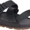 Chaco Lowdown Slide - Men's -Camping shops 1036010068 Chaco LowdownSlide Black Mens Front