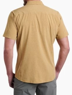Optimizr Short-Sleeve - Men's -Camping shops 1036011028 Kuhl OptimizrShortSleeve HoneyMaple Mens Rear