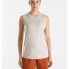Arc'teryx Lana Merino Wool Tank - Women's -Camping shops 1036011613 Arcteryx LanaMerinoWoolTank Solitude Wmns Front