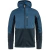 FJÄLLRÄVEN Abisko Trail Fleece - Men's -Camping shops 1036011708 Fjallraven AbiskoTrailFleece IndigoBlueDarkNavy Mens Front